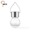 Glass bottle 6 warm white bulb hanging garden eco-Friendly 0.3W decoration outdoor solar light lamp